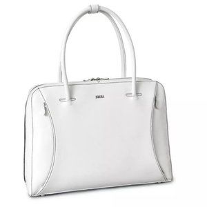 Laptop Tote Bag, White (by Socha)